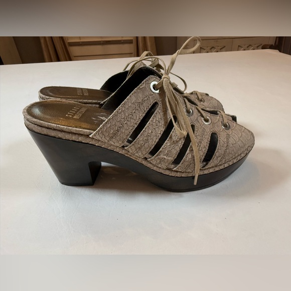 Stuart Weitzman clog sandles size women’s 5.5 - Picture 1 of 7